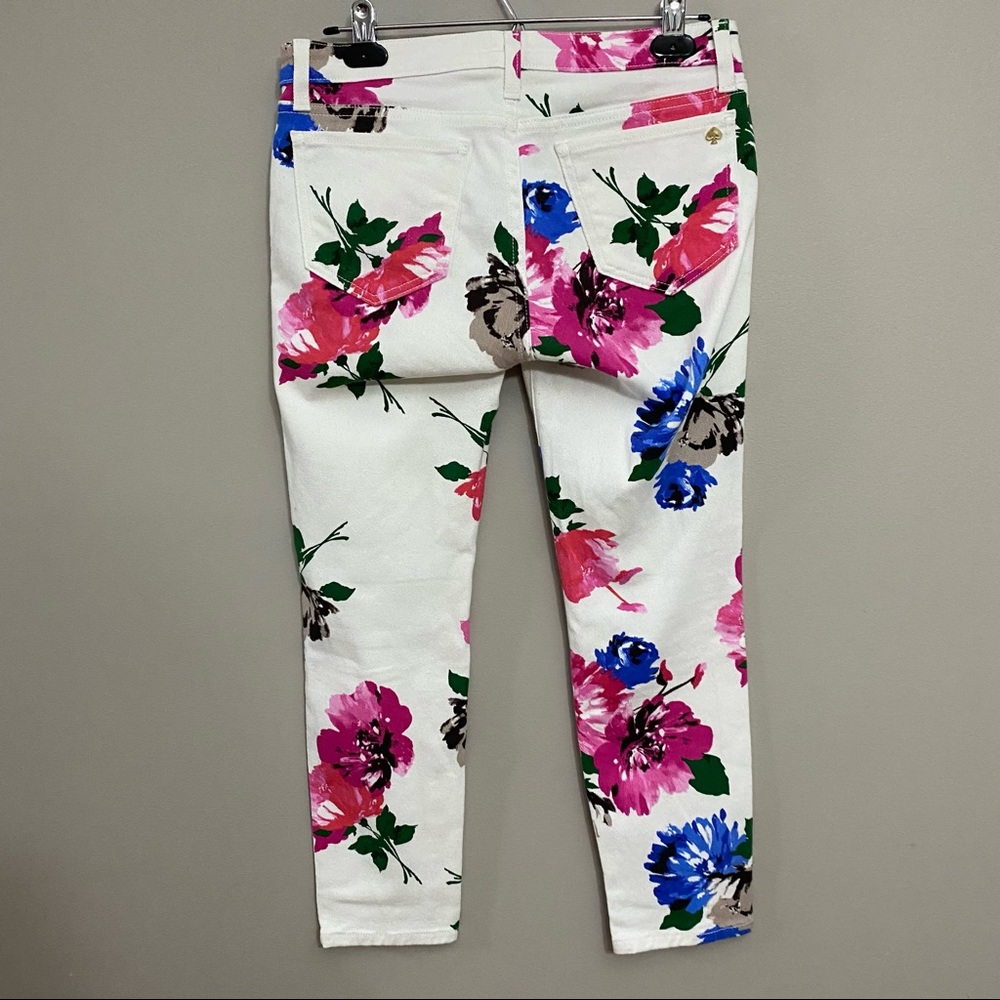 Kate Spade Broome Street Floral Jeans - Picture 15 of 16